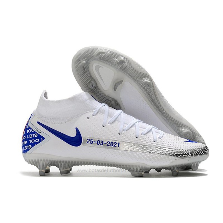 Nike Phantom Generative Texture Elite DF FG Blanco Azul